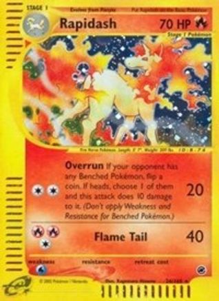 Rapidash (26) 026  - Holofoil Expedition - Holo Rare