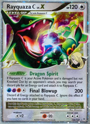 Rayquaza C Lv.X 146  - Holofoil Supreme Victors - Ultra Rare