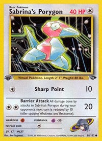 Sabrina's Porygon (098/132) [Gym Challenge]