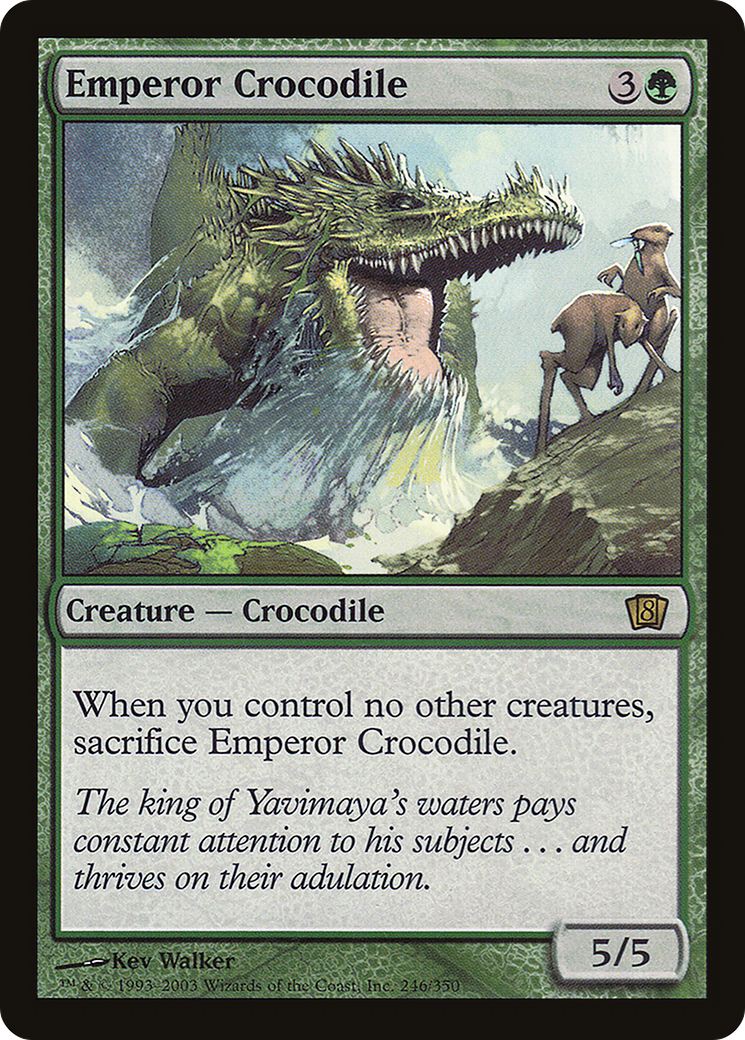 Emperor Crocodile (8ED-246★) - 8th Edition Foil