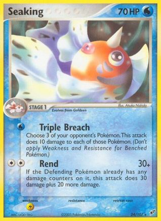 Seaking 024  Deoxys - Rare