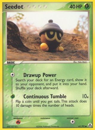 Seedot 061/92  - Reverse Holofoil Legend Maker - Common