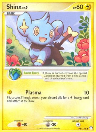 Shinx 098/123  - Reverse Holofoil Mysterious Treasures - Common