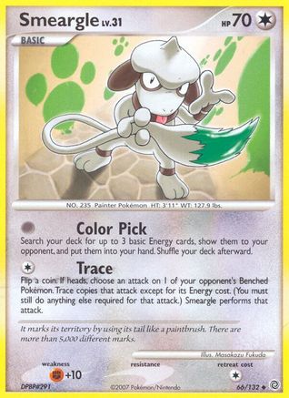 Smeargle 066  - Reverse Holofoil Secret Wonders - Uncommon