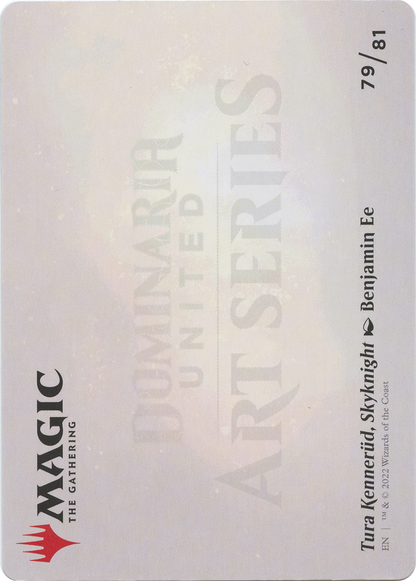 Tura Kennerüd, Skyknight // Tura Kennerüd, Skyknight (ADMU-079) - Dominaria United Art Series (Borderless)