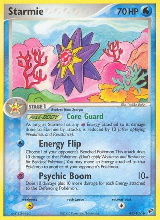 Starmie 048  - Reverse Holofoil Deoxys - Uncommon