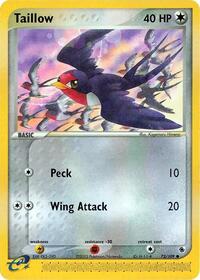 Taillow (72/109) [Ruby and Sapphire]