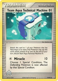 Team Aqua Technical Machine 01 (79/95) [Team Magma vs Team Aqua]