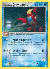 Team Aqua's Crawdaunt - 14/95 (14/95) [Team Magma vs Team Aqua]