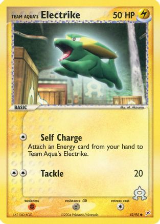 Team Aqua's Electrike 053/95  Team Magma vs Team Aqua - Common