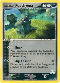 Team Aqua's Poochyena - 55/95 (55/95) [Team Magma vs Team Aqua]