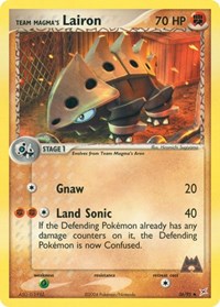 Team Magma's Lairon - 36/95 (36/95) [Team Magma vs Team Aqua]