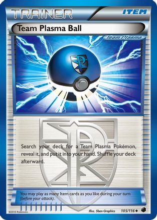 Team Plasma Ball (Team Plasma) 105/116  Plasma Freeze - Uncommon