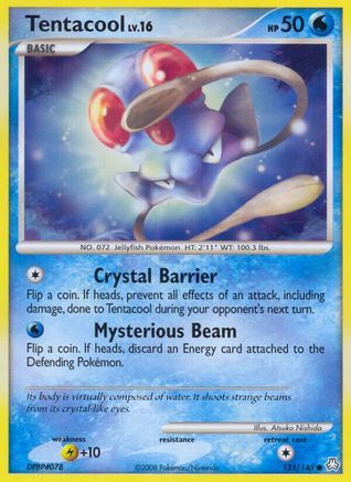 Tentacool 125  - Reverse Holofoil Legends Awakened - Common