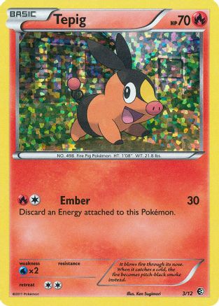 Tepig 003/12  - Holofoil McDonalds Promos 2011 - Promo