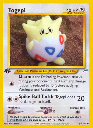 Togepi 056/105  - 1st Edition Neo Destiny - Uncommon