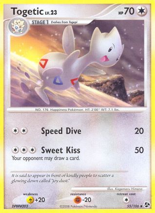 Togetic 055  - Reverse Holofoil Great Encounters - Uncommon