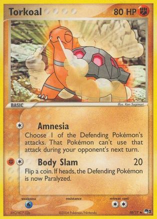 Torkoal 010  POP Series 1 - Uncommon