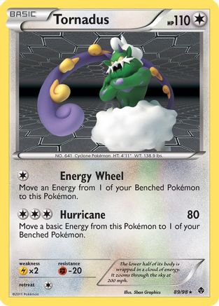 Tornadus 089  - Holofoil Emerging Powers - Holo Rare