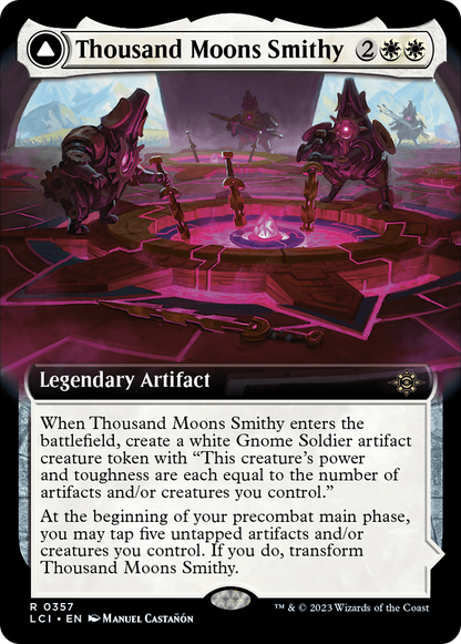 Thousand Moons Smithy (Extended Art) (LCI-357) - The Lost Caverns of Ixalan: (Extended Art) Foil