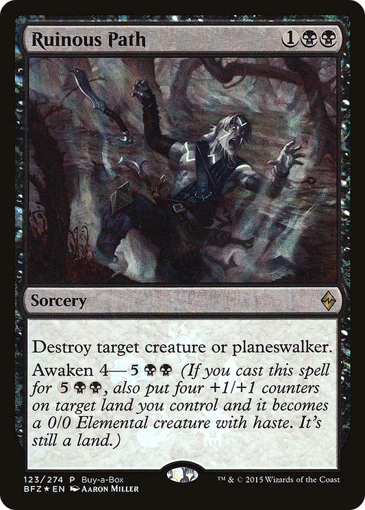 Ruinous Path (BABP-123) - Battle for Zendikar Promos Foil