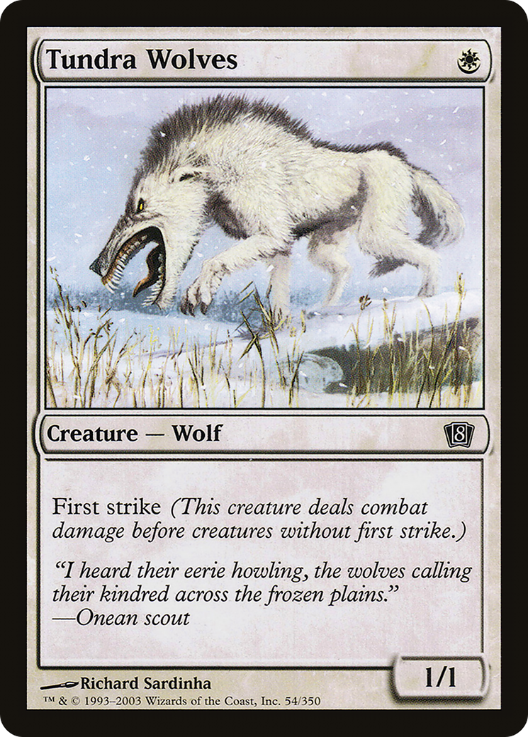 Tundra Wolves (8ED-54★) - 8th Edition Foil