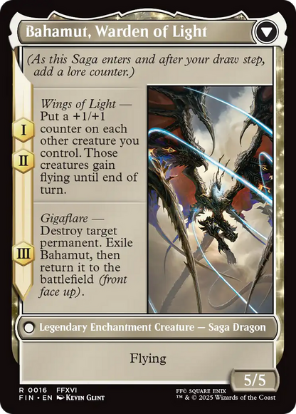 Dion, Bahamut's Dominant (FIN-016) - FINAL FANTASY: (enchantment) Foil