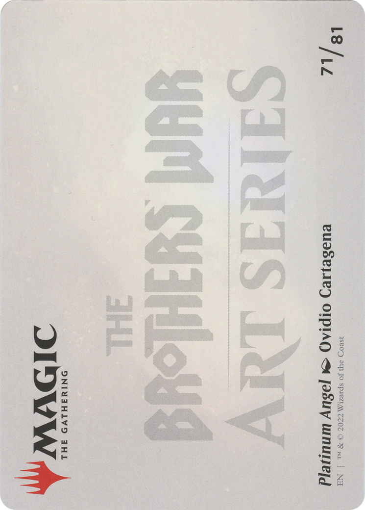 Platinum Angel // Platinum Angel (ABRO-071) - The Brothers' War Art Series (Borderless)