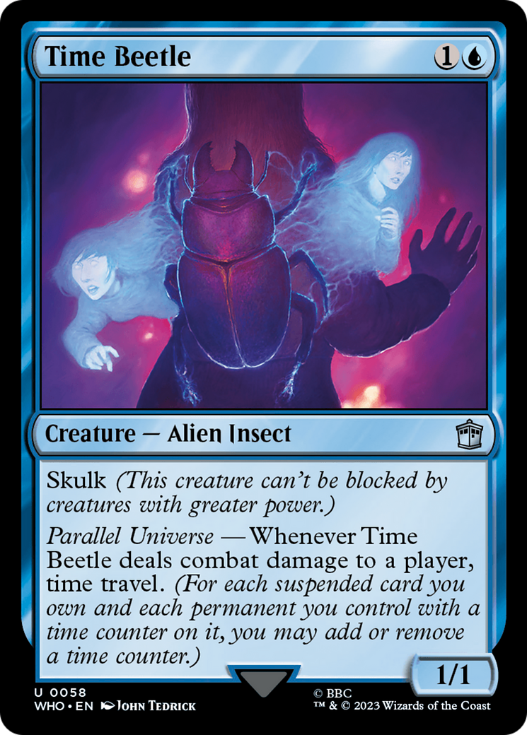Time Beetle (WHO-058) - Doctor Who Foil