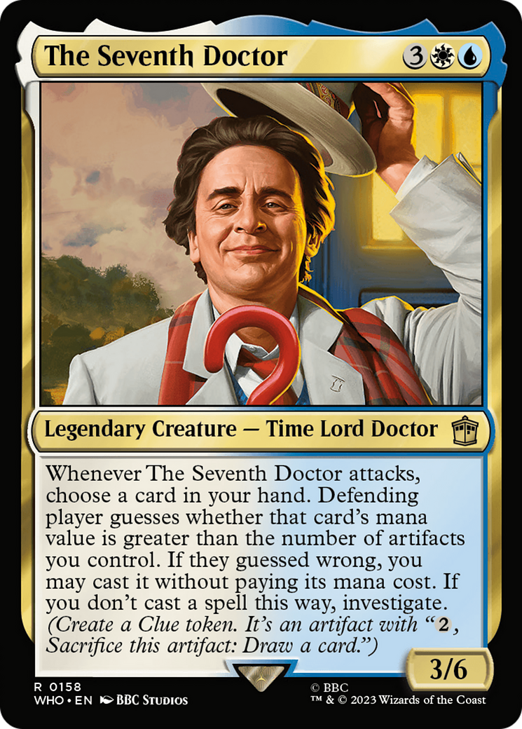 The Seventh Doctor (WHO-158) - Doctor Who Foil
