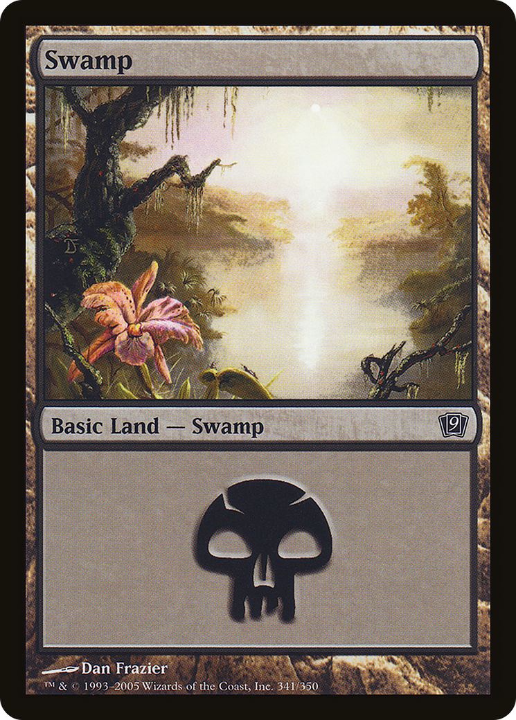 Swamp (9ED-341★) - 9th Edition