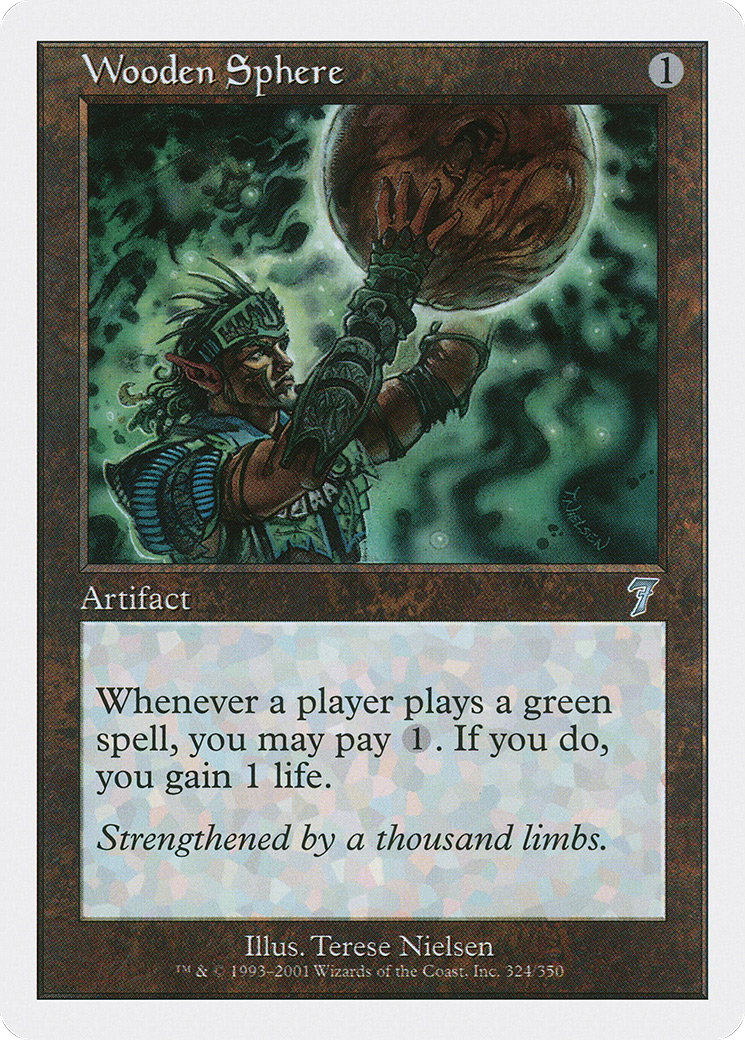 Wooden Sphere (7ED-324) - 7th Edition Foil