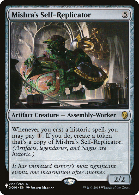 Mishra's Self-Replicator (LIST-223/269) - The List