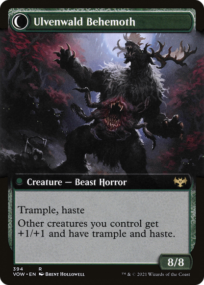Ulvenwald Oddity (Extended Art) (VOW-394) - Innistrad: Crimson Vow: (Extended Art, Double Faced Transform)