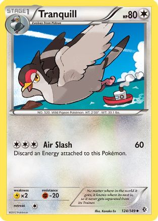 Tranquill 124  - Reverse Holofoil Boundaries Crossed - Uncommon
