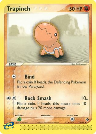 Trapinch 079/97  Dragon - Common