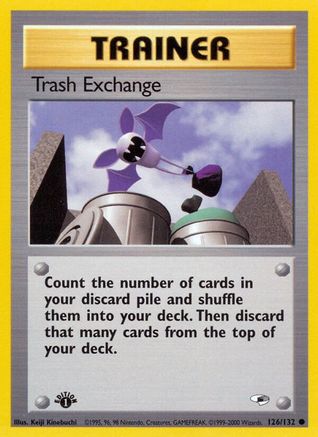 Trash Exchange 126/132  - 1st Edition Gym Heroes - Common