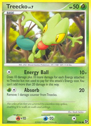 Treecko 090  Great Encounters - Common