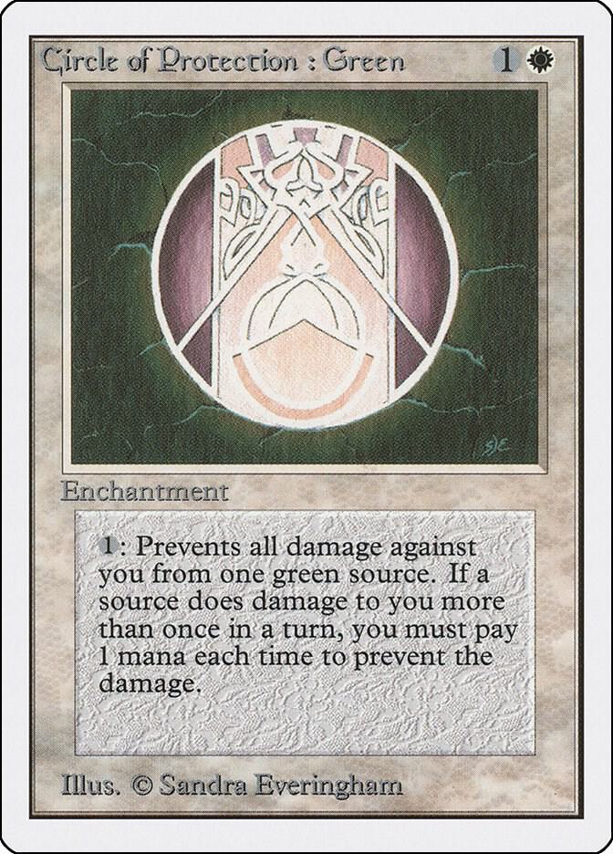 Circle of Protection: Green [Unlimited Edition]