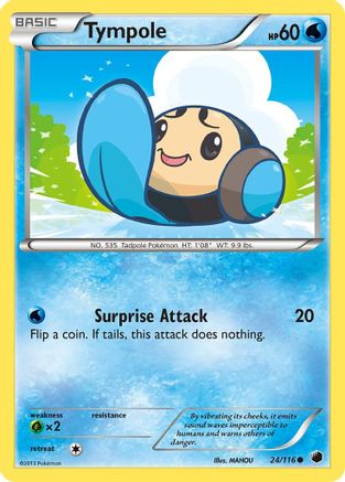 Tympole 024  - Reverse Holofoil Plasma Freeze - Common