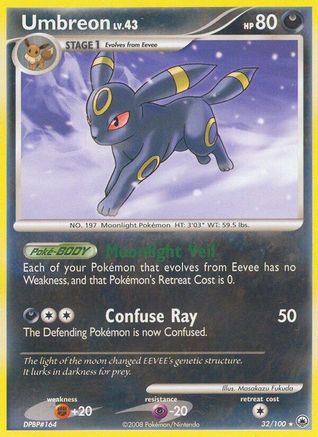 Umbreon 032  Majestic Dawn - Rare