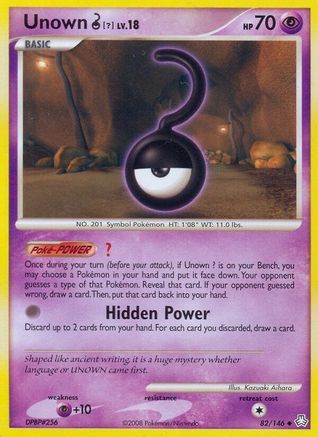 Unown (?) 082  Legends Awakened - Uncommon