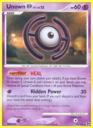 Unown [H] 029  Great Encounters - Rare
