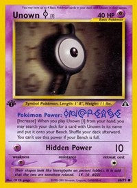 Unown [I] (68/75) [Neo Discovery]