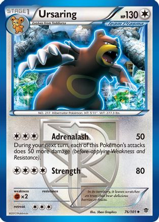 Ursaring (Team Plasma) 076/101  Plasma Blast - Uncommon