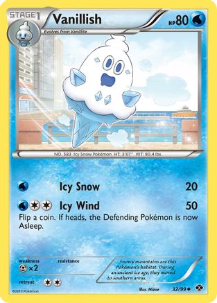 Vanillish 032  - Reverse Holofoil Next Destinies - Uncommon