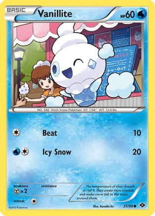 Vanillite 031  Next Destinies - Common