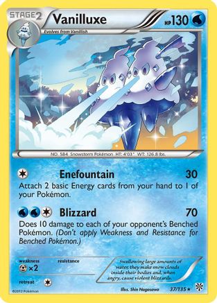 Vanilluxe 037  Plasma Storm - Rare