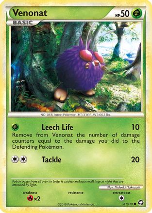 Venonat 081  Triumphant - Common