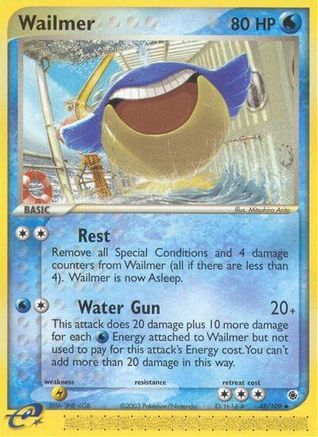 Wailmer 048/109  - Reverse Holofoil Ruby and Sapphire - Uncommon